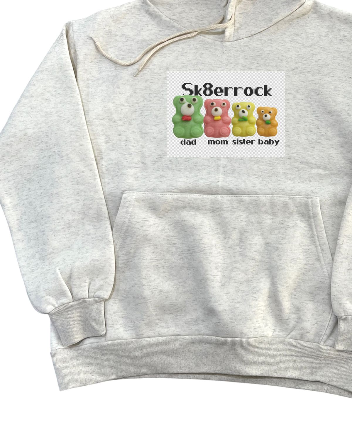 스케이터락(SK8ER ROCK) [기모]Sk8er Family Sweat Hoodie (oatmeal)