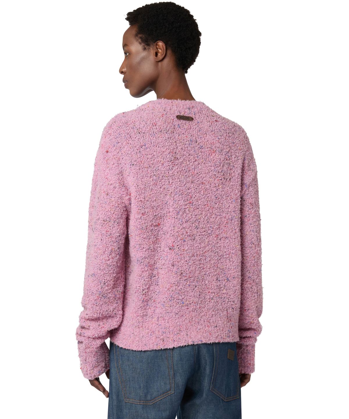 모스키노(MOSCHINO) 테디 부클 울 블렌드 스웨터