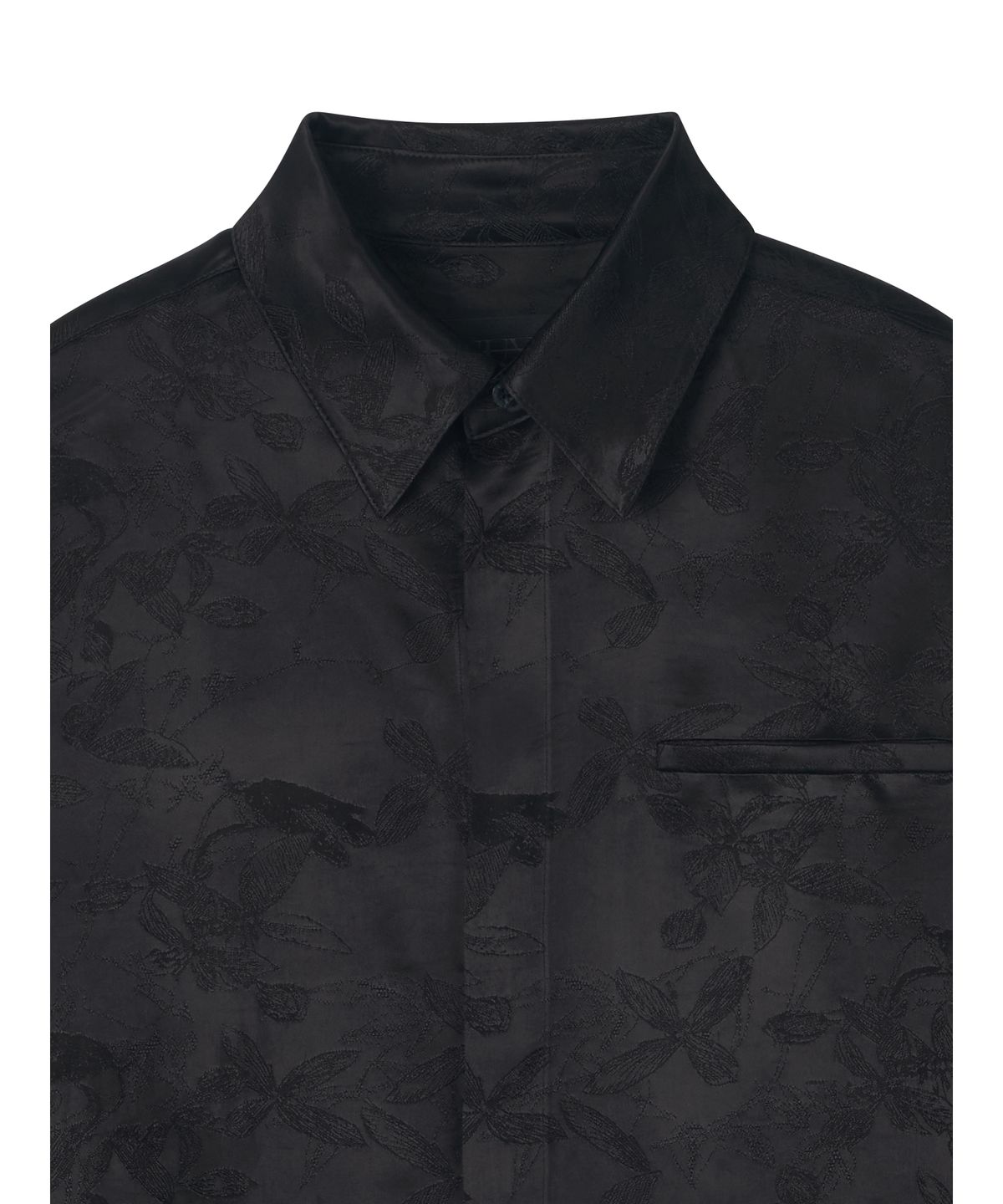 뉴이 뉴욕(NUYH NEWYORK) [PRE:T A PORTER] VISCOSE SATIN FLORAL POCKET SHIRTS