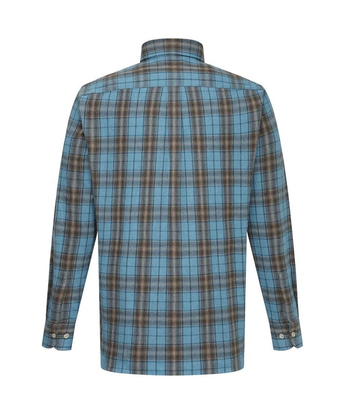 닥스셔츠(DAKS SHIRTS) 면100 미듐체크셔츠 레귤러핏 블루_DMW1SHCL112B1