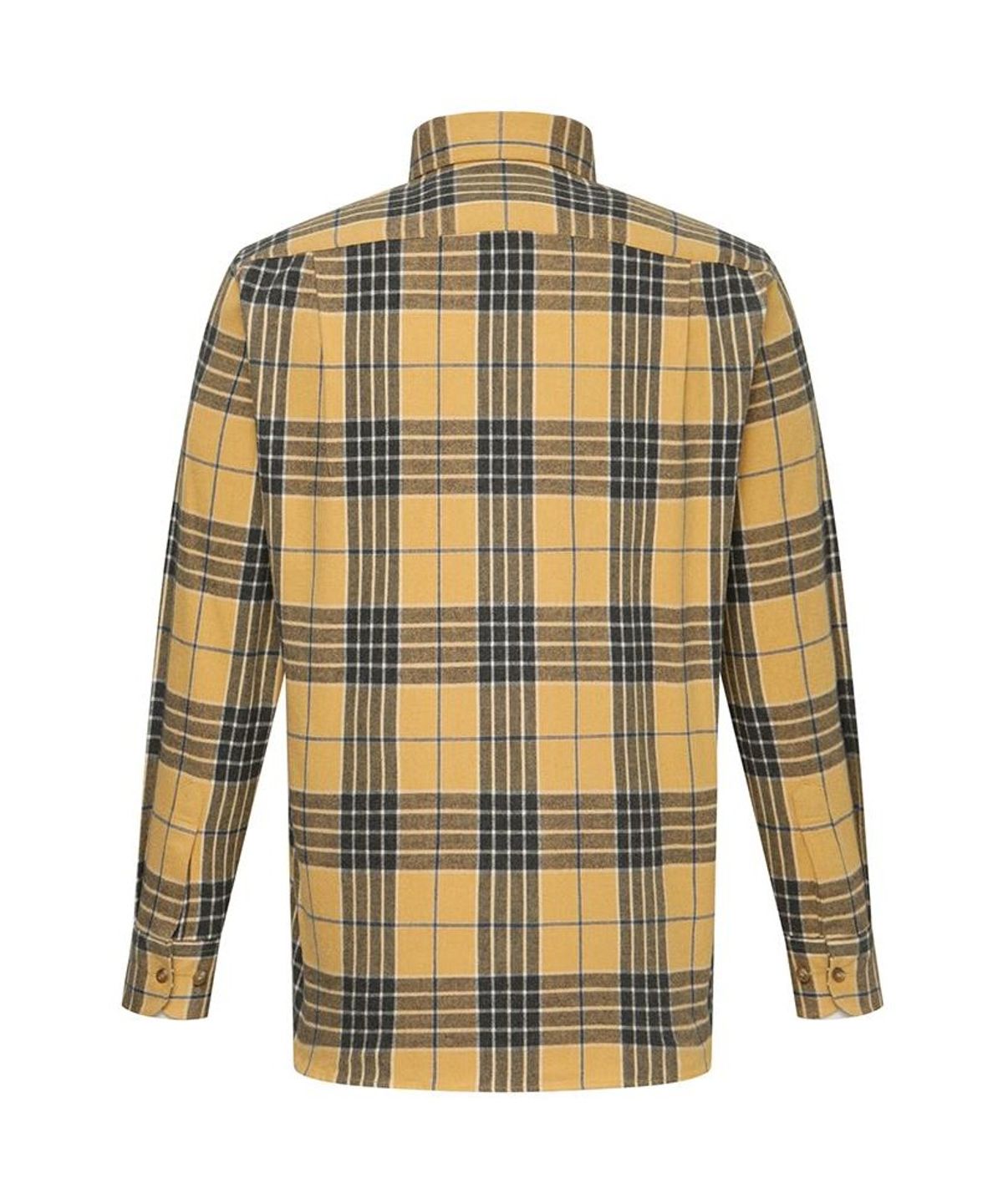 닥스셔츠(DAKS SHIRTS) 면100 미듐체크셔츠 레귤러핏 옐로우_DMW1SHCL113Y1