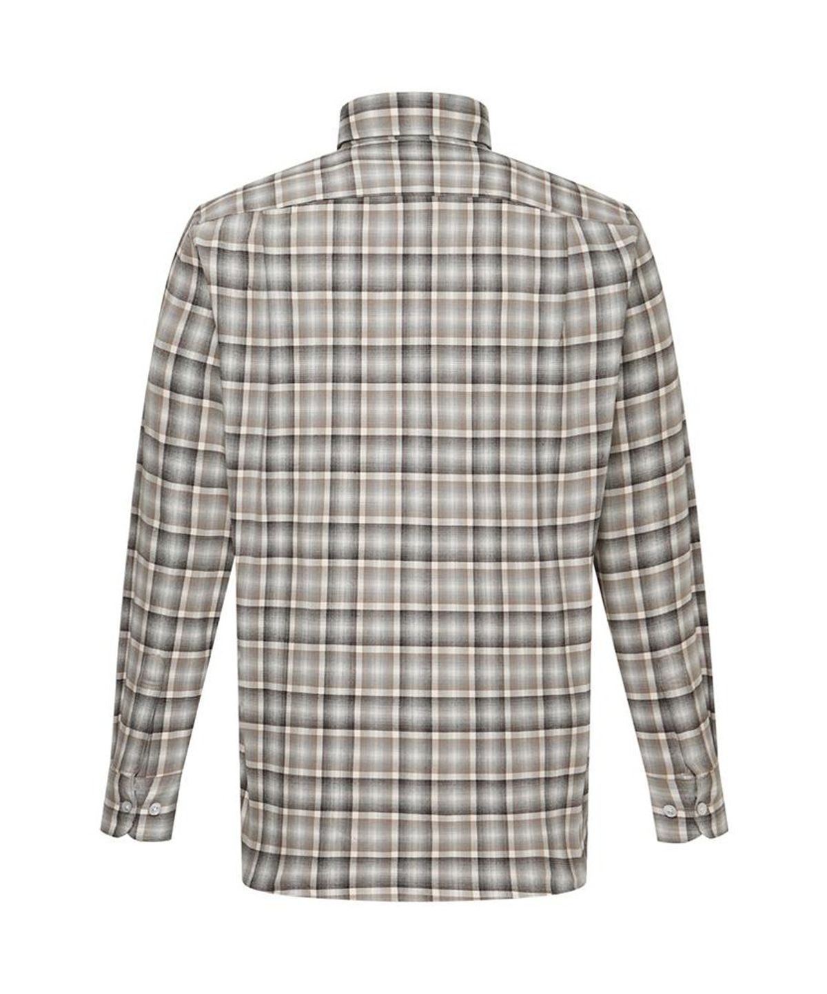닥스셔츠(DAKS SHIRTS) 노케어 울혼방 미듐체크셔츠 레귤러핏 그레이_DMW1SHCL114G1