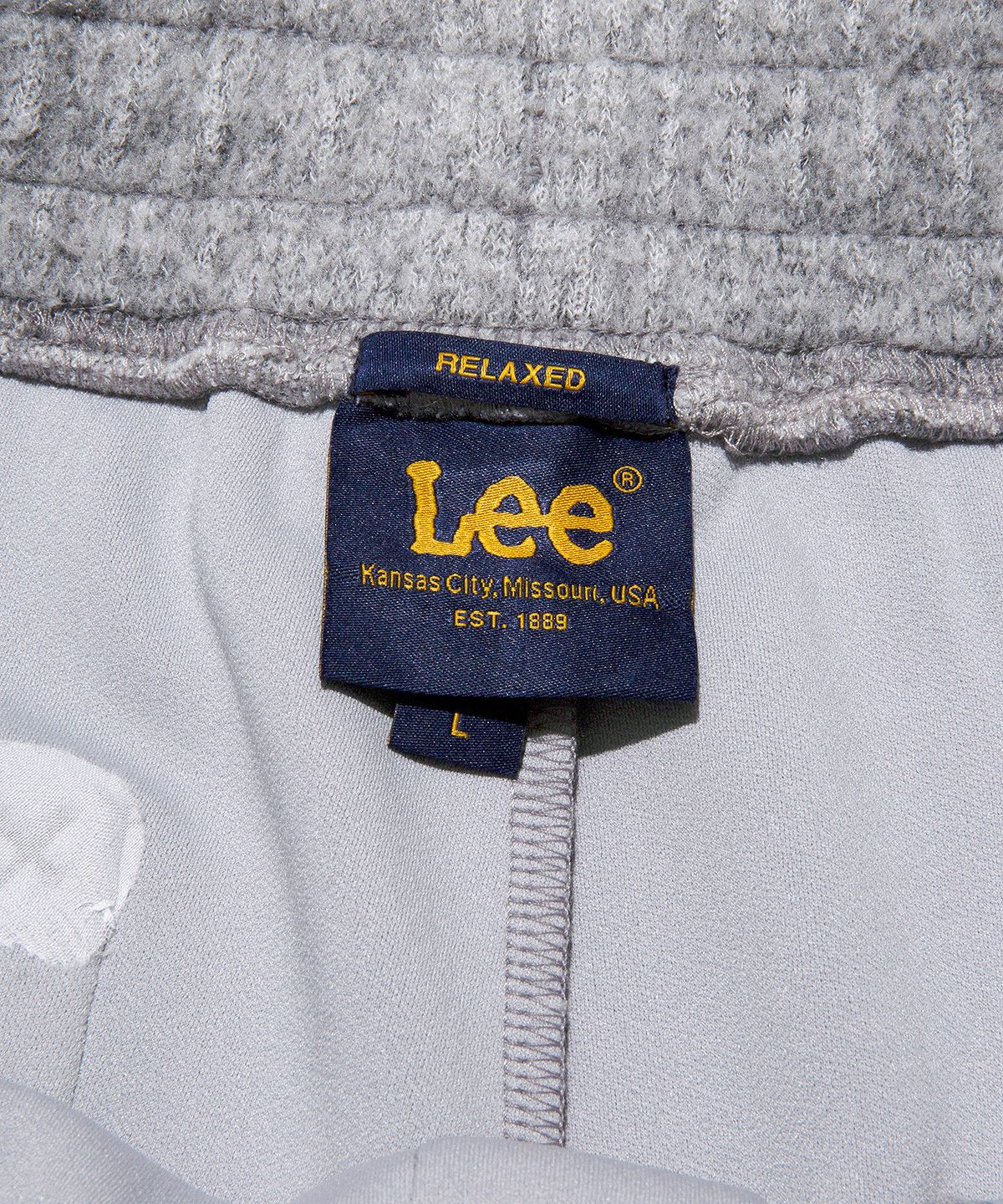 리(LEE) 울 기모 스웻 팬츠 그레이