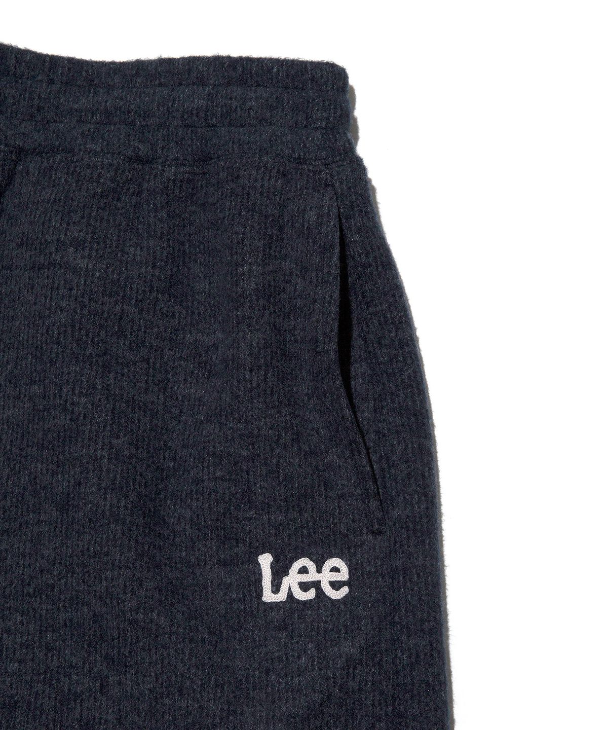 리(LEE) 울 기모 스웻 팬츠 블루