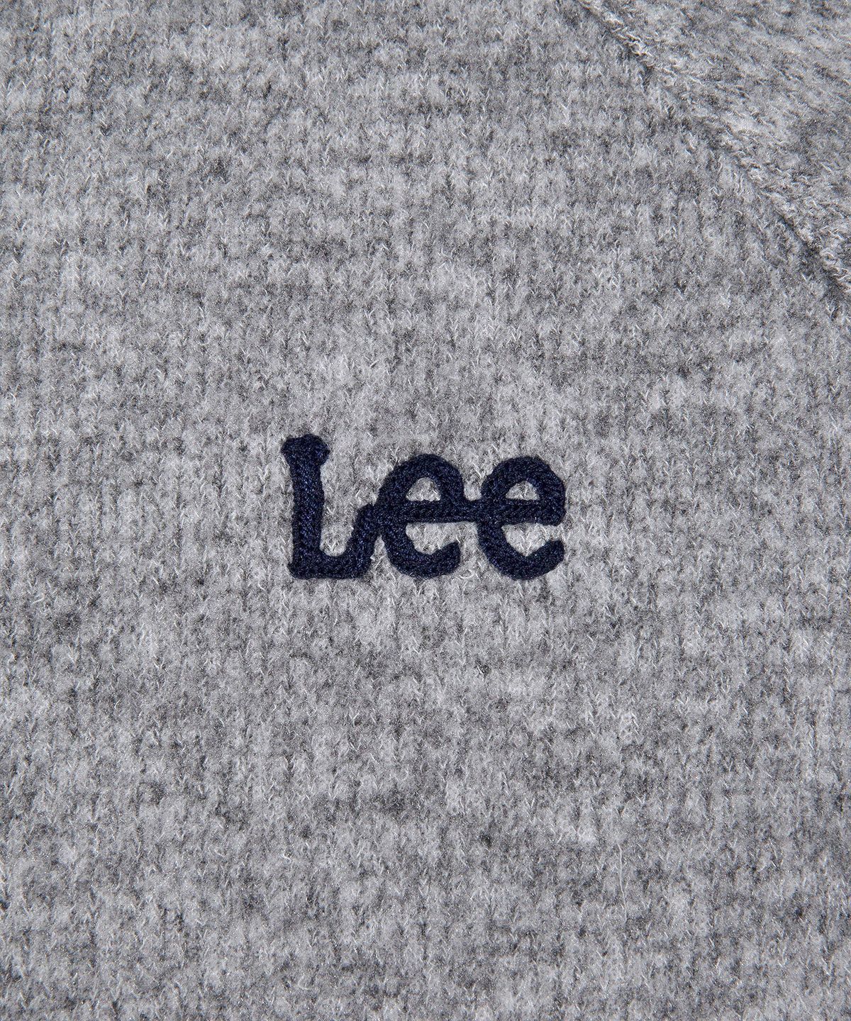 리(LEE) 울 기모 후드 집업 그레이