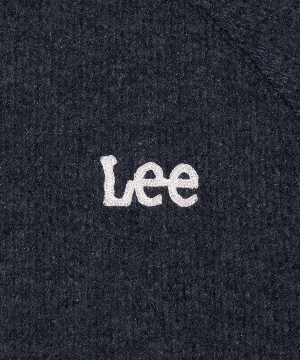 리(LEE) 울 기모 후드 집업 블루