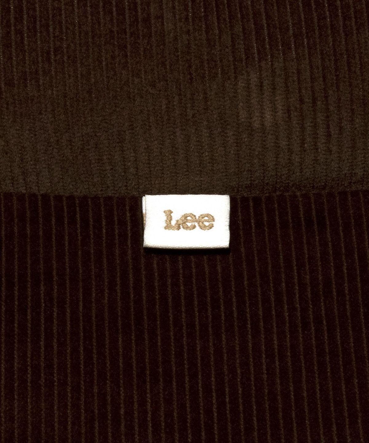 리(LEE) 우먼 코듀로이 다운 브라운