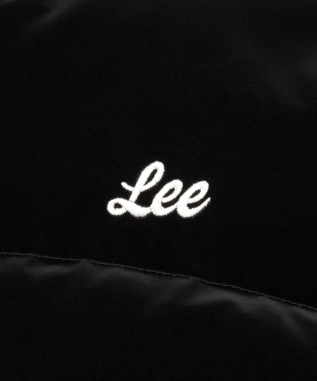 리(LEE) 우먼 벨벳 라이크 릿지 다운 블랙