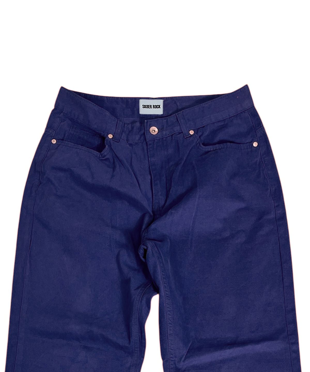 스케이터락(SK8ER ROCK) Brit Cotton Wide Pants (navy blue)