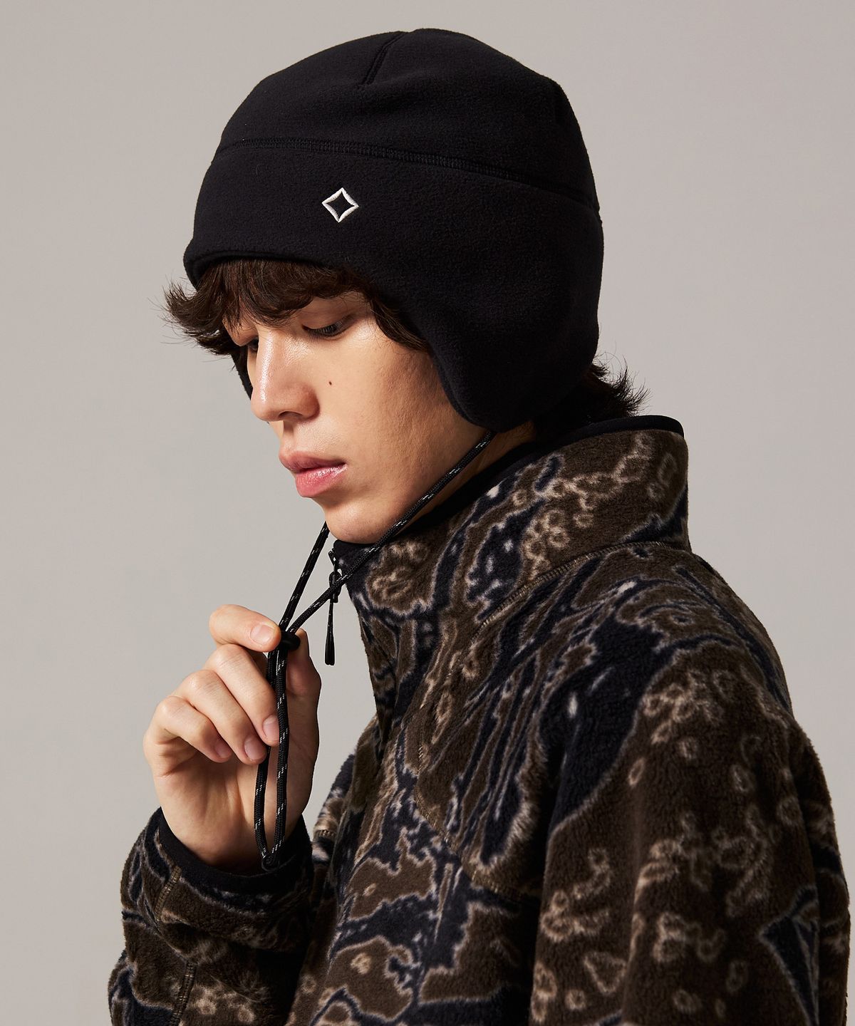 헬리녹스 웨어(HELINOX WEAR) 폴라텍 200 플리스 이어커프 비니_Black