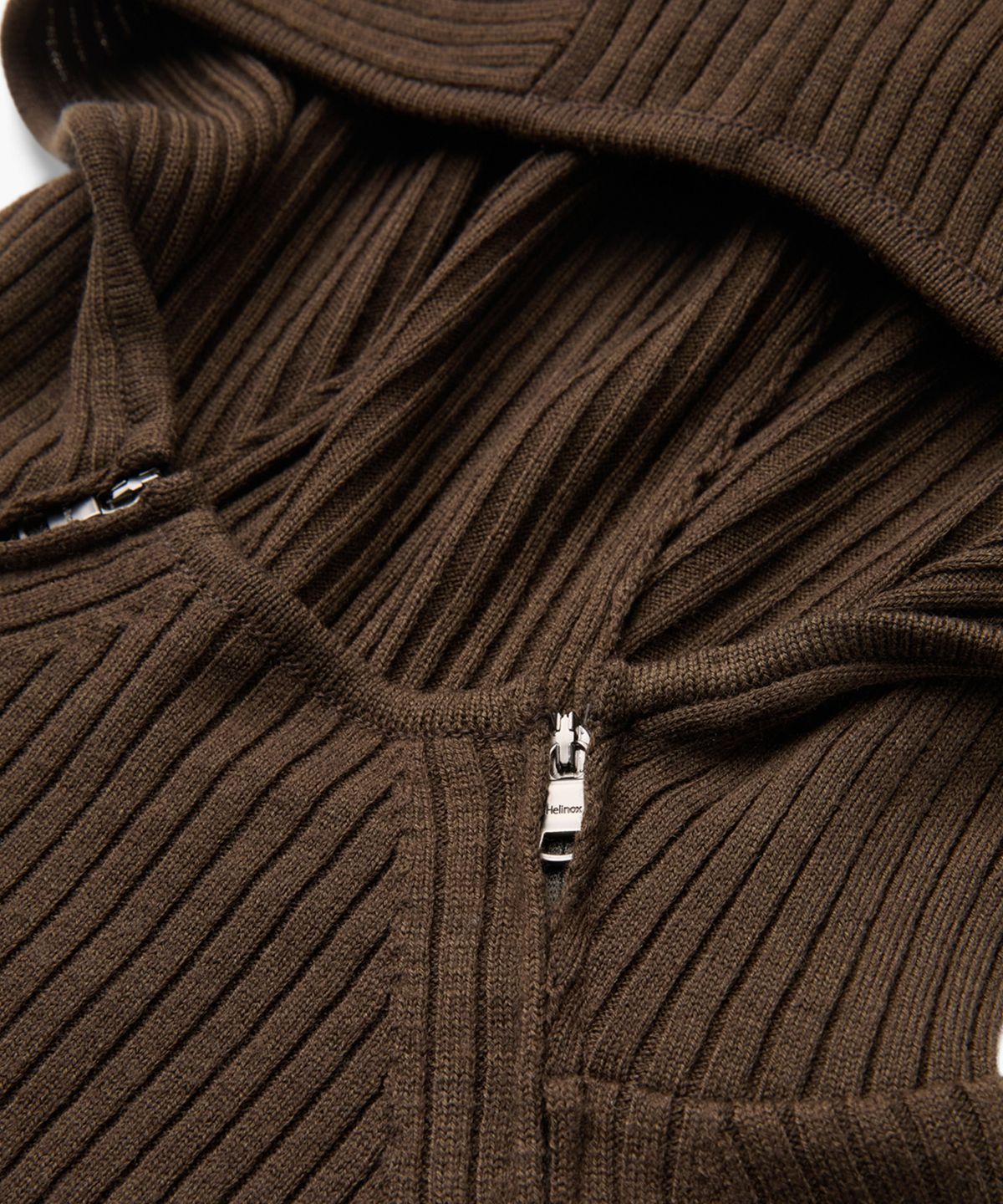 헬리녹스 웨어(HELINOX WEAR) 벤틸레이션 슬림 니트 후디 우먼_Dark Brown