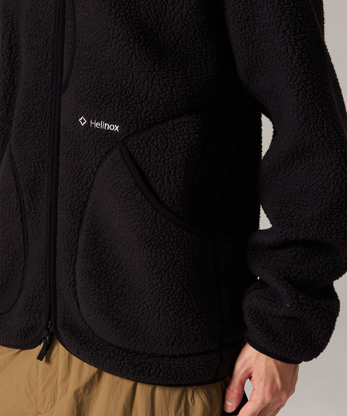 헬리녹스 웨어(HELINOX WEAR) 폴라텍 써멀프로 가디건_Black