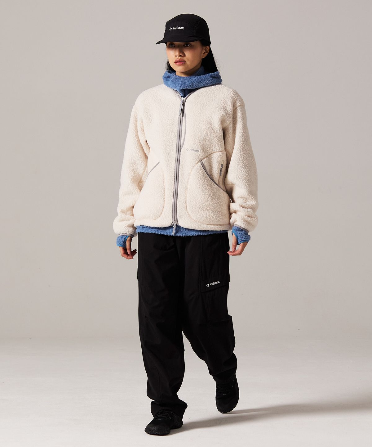 헬리녹스 웨어(HELINOX WEAR) 폴라텍 써멀프로 가디건_Ivory