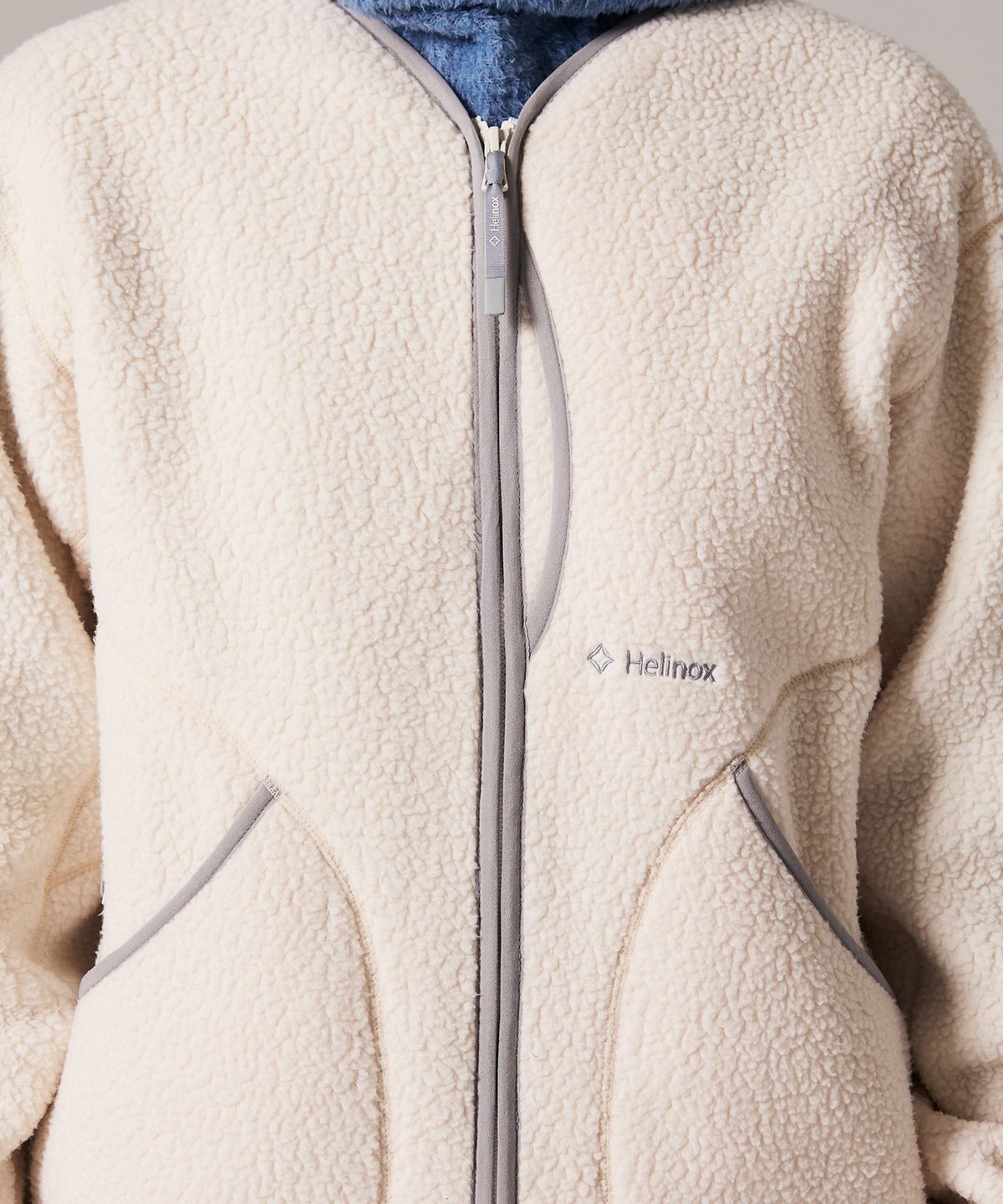 헬리녹스 웨어(HELINOX WEAR) 폴라텍 써멀프로 가디건_Ivory