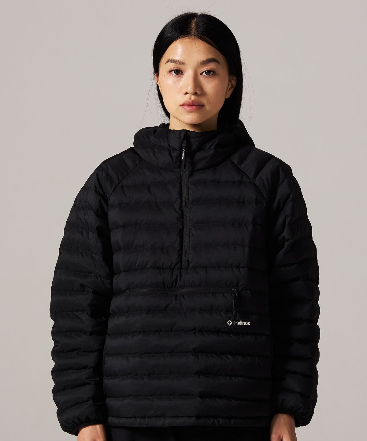 헬리녹스 웨어(HELINOX WEAR) 라이트 팩 다운 아노락_Black