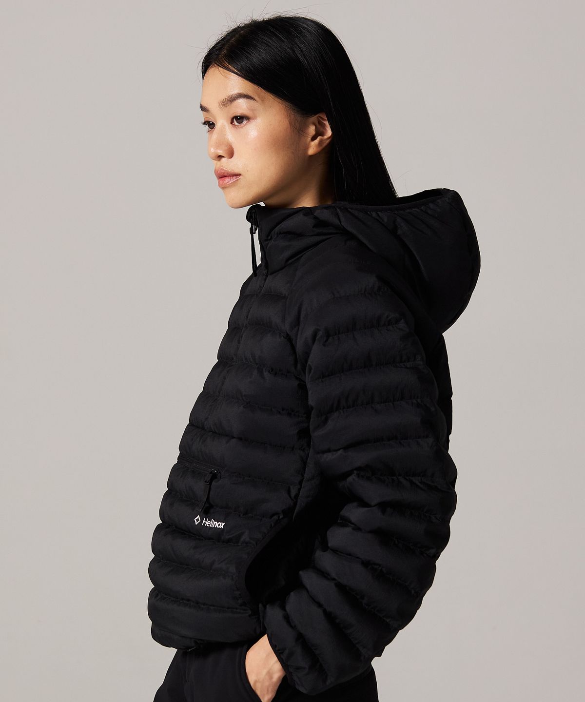 헬리녹스 웨어(HELINOX WEAR) 라이트 팩 다운 아노락_Black