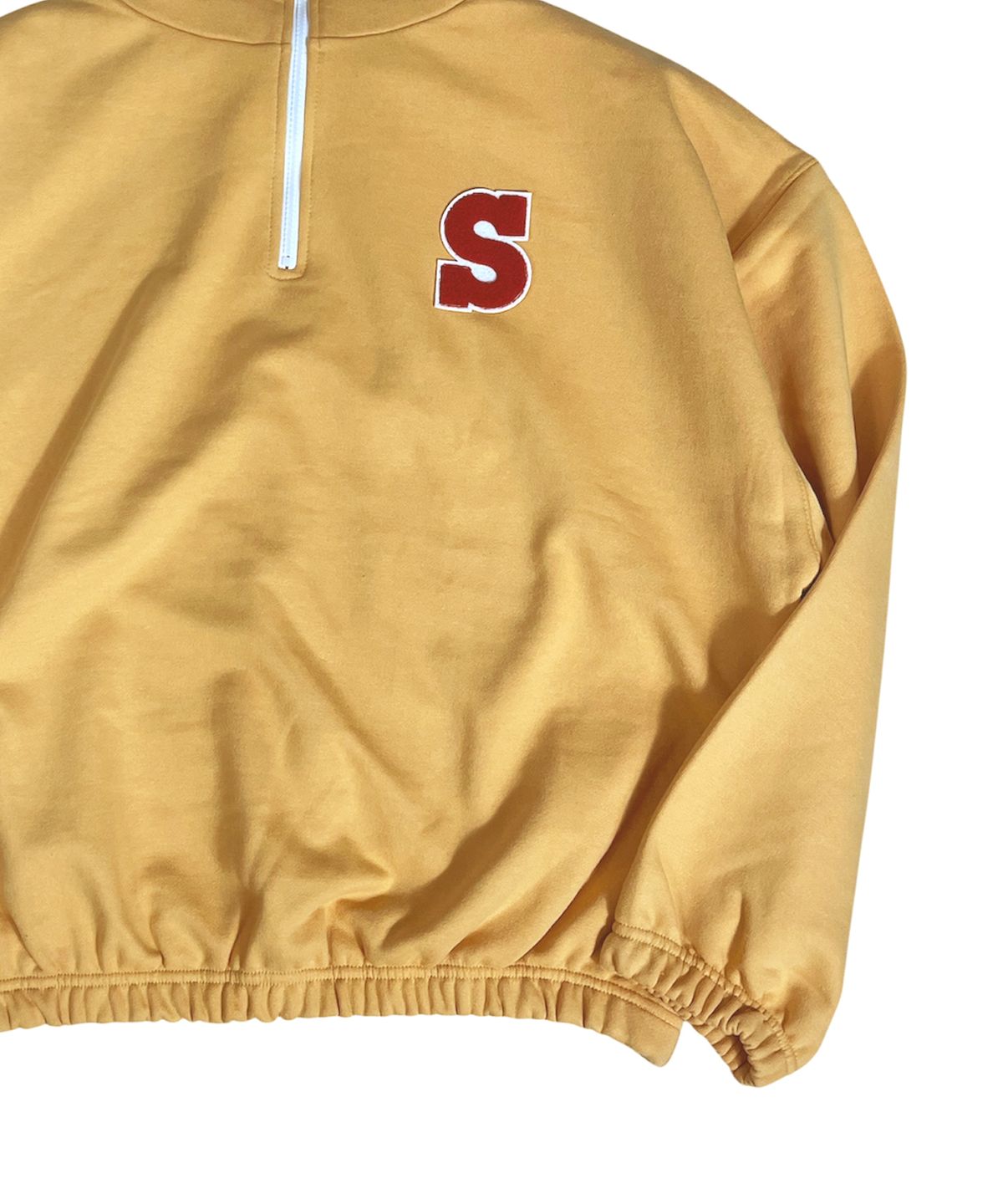 스케이터락(SK8ER ROCK) S Patch Half Zip Sweatshirt (tangerine)