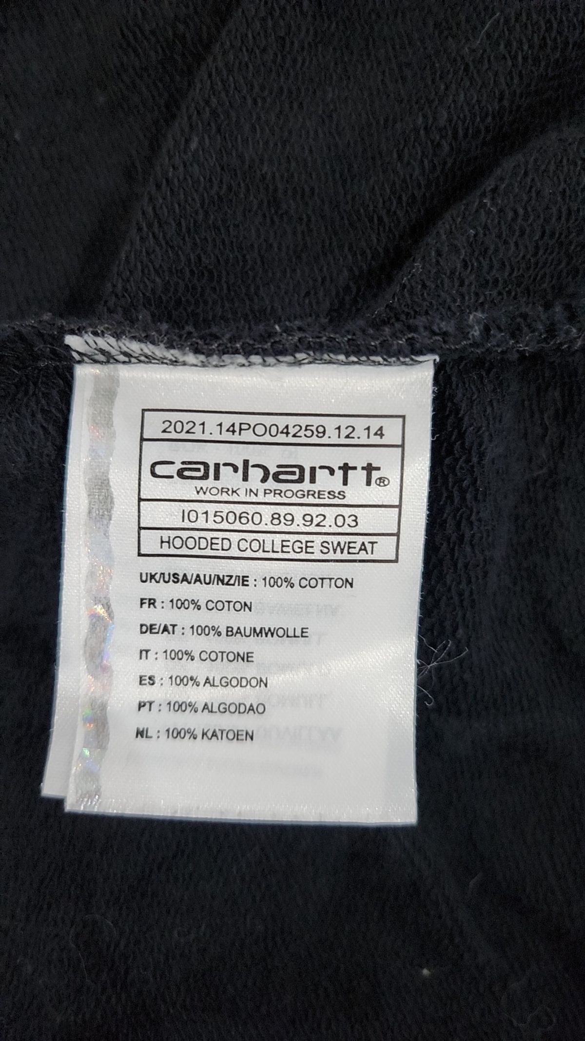 칼하트WIP(CARHARTT WIP) 후드 티셔츠 S