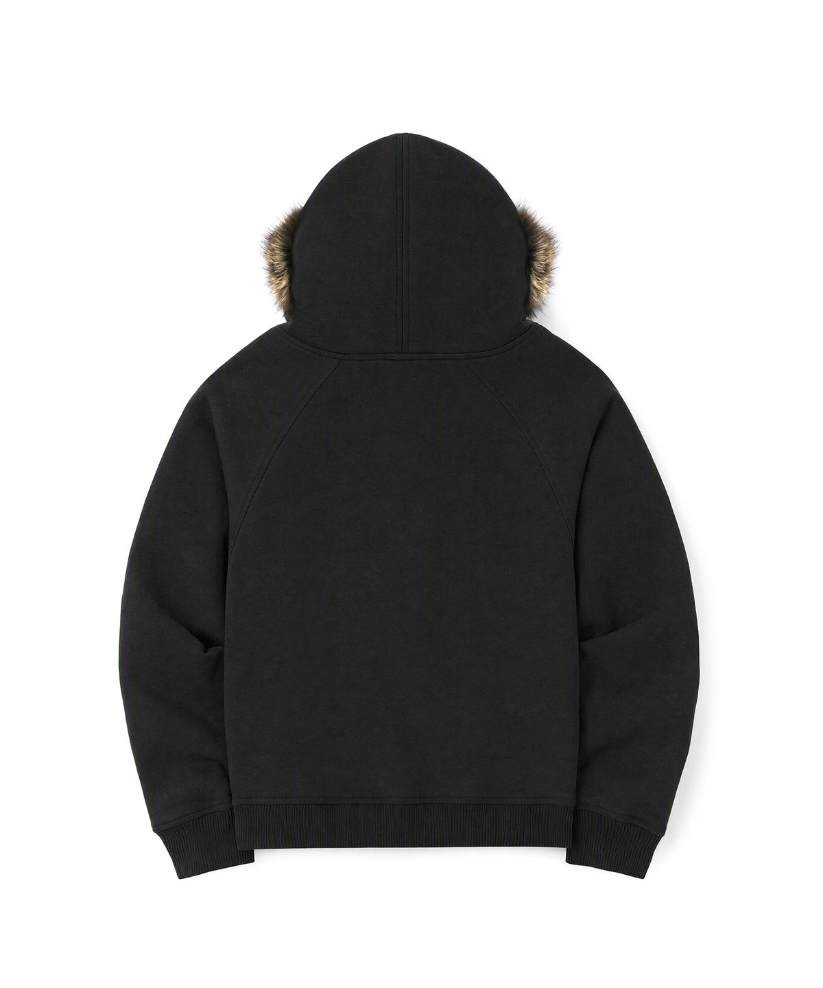 마스마룰즈 어패럴(MASMARULEZ APPAREL) Sparkle Fur-Trim Hood Zip-Up_Black