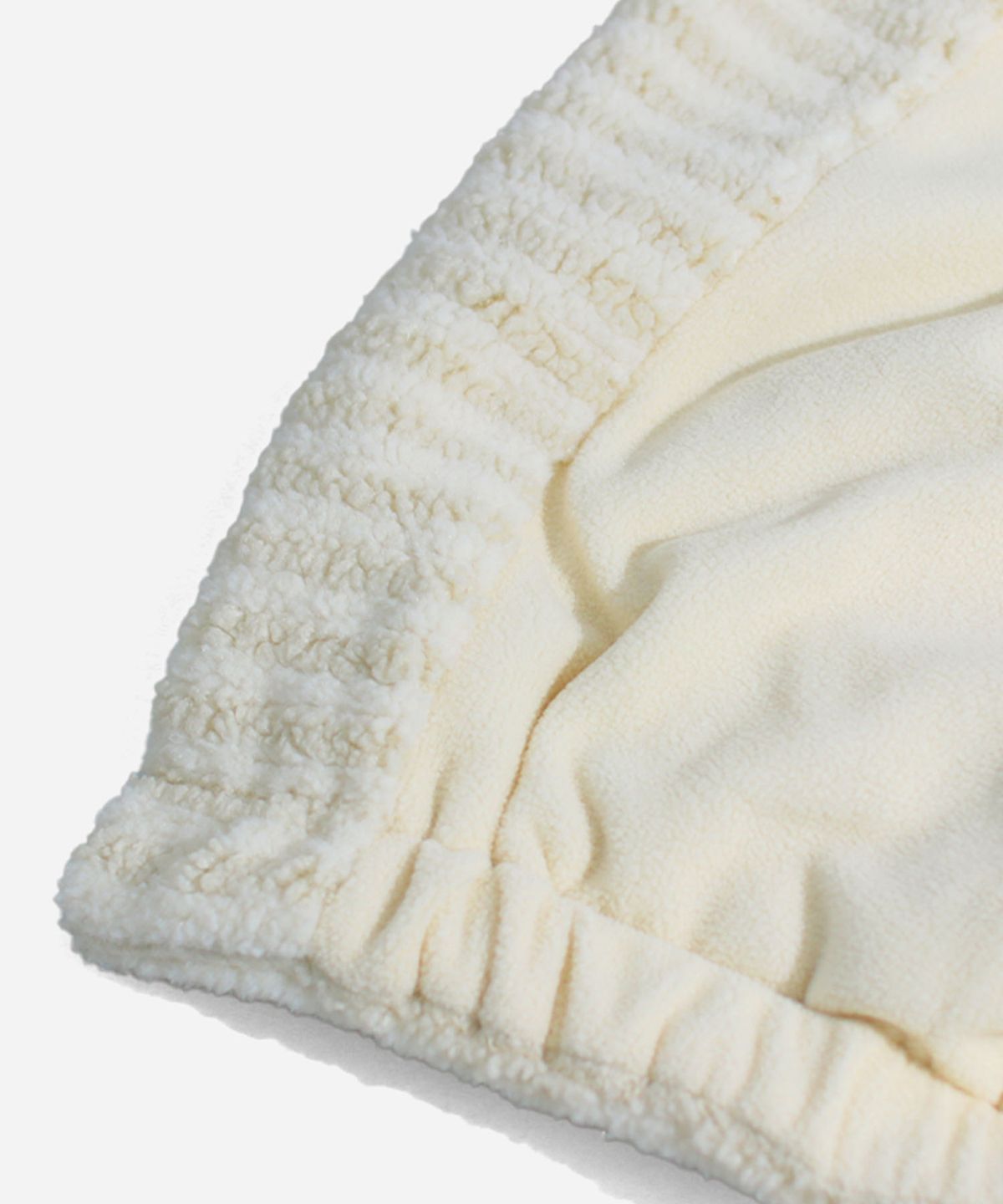 마스마룰즈 어패럴(MASMARULEZ APPAREL) Boggle Fur Zip-Up Jacket_Ivory
