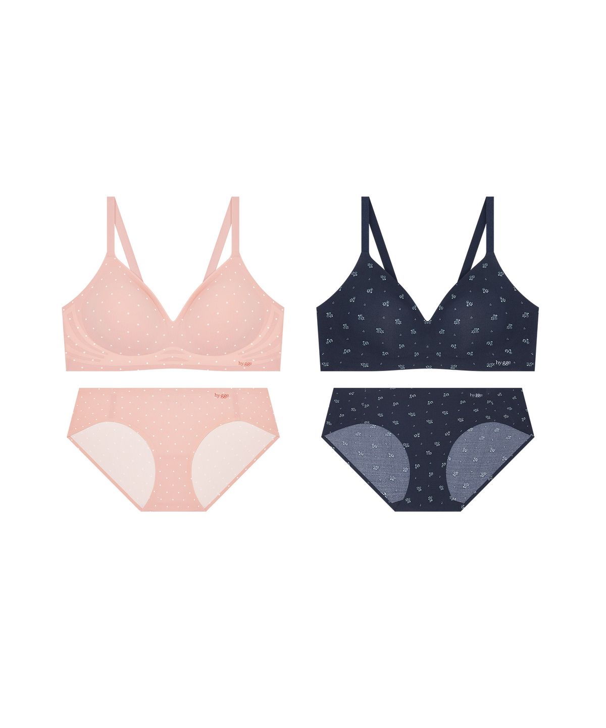 휘게 언더웨어(HYGGE UNDERWEAR) 쁘띠 볼륨업 프리컷 브라 팬티 세트