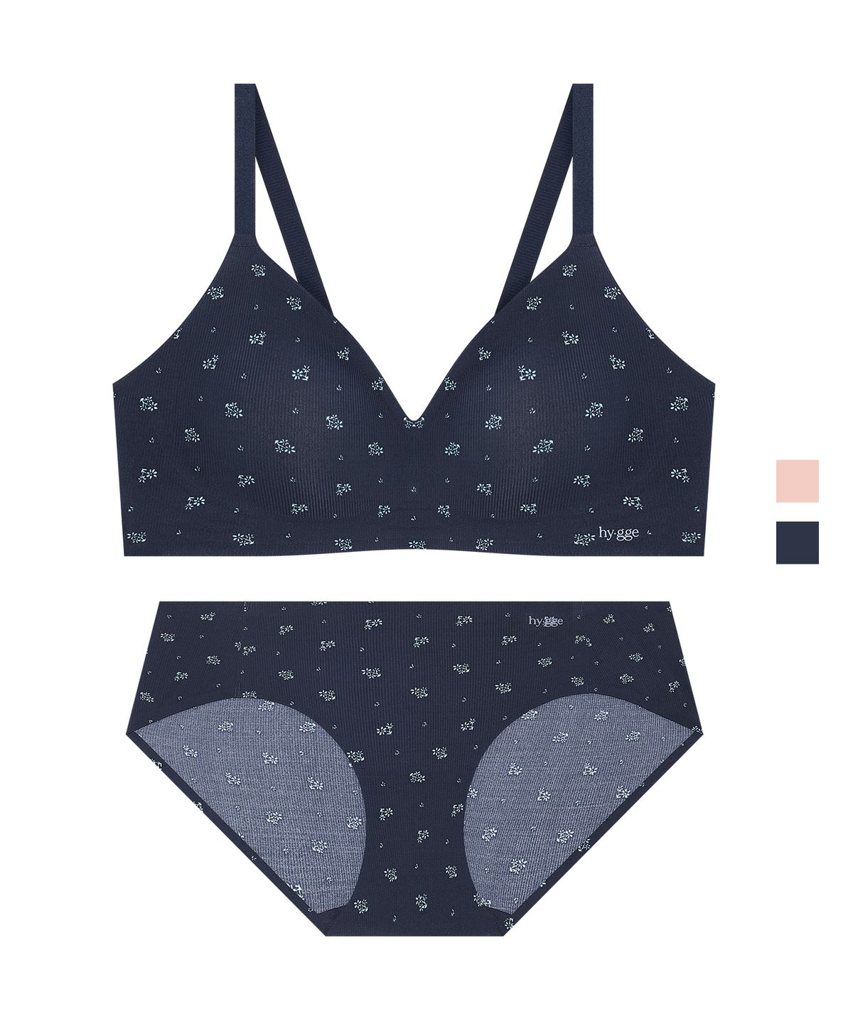 휘게 언더웨어(HYGGE UNDERWEAR) 쁘띠 볼륨업 프리컷 브라 팬티 세트