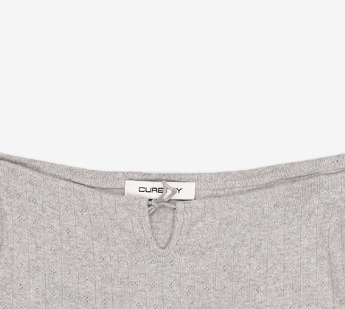 큐리티(CURETTY) C EYELET RIBBON TIED T S