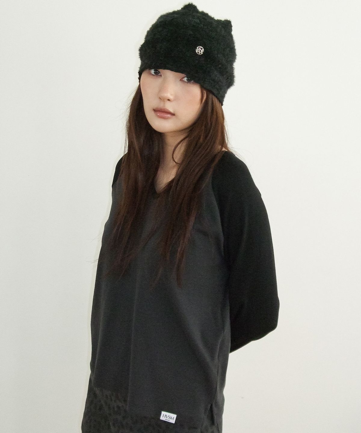해비즘(HAVISM) WP LOFTY BEANIE(BLACK)