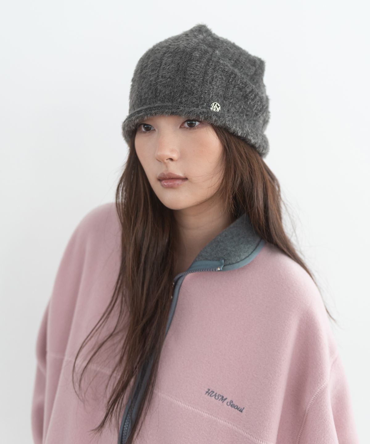 해비즘(HAVISM) WP LOFTY BEANIE(CHARCOAL)