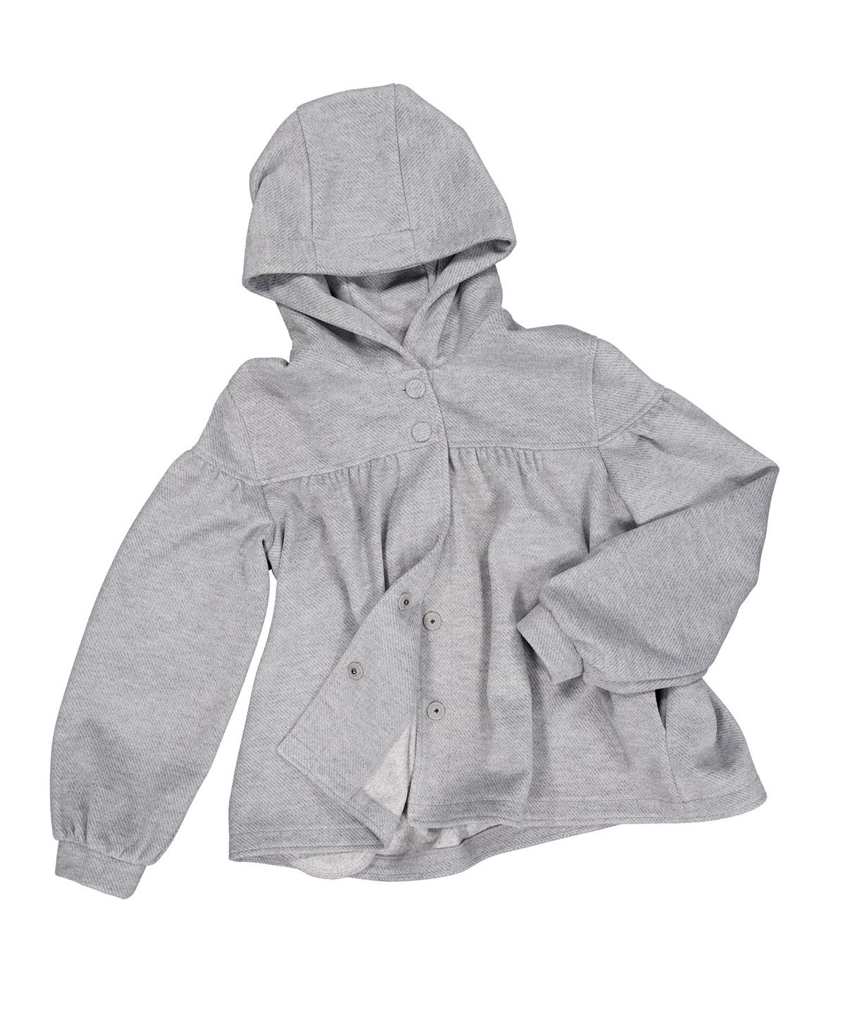 인오도르(INODORE) MAPLE SHIRRING HOODED JACKET _ GREY