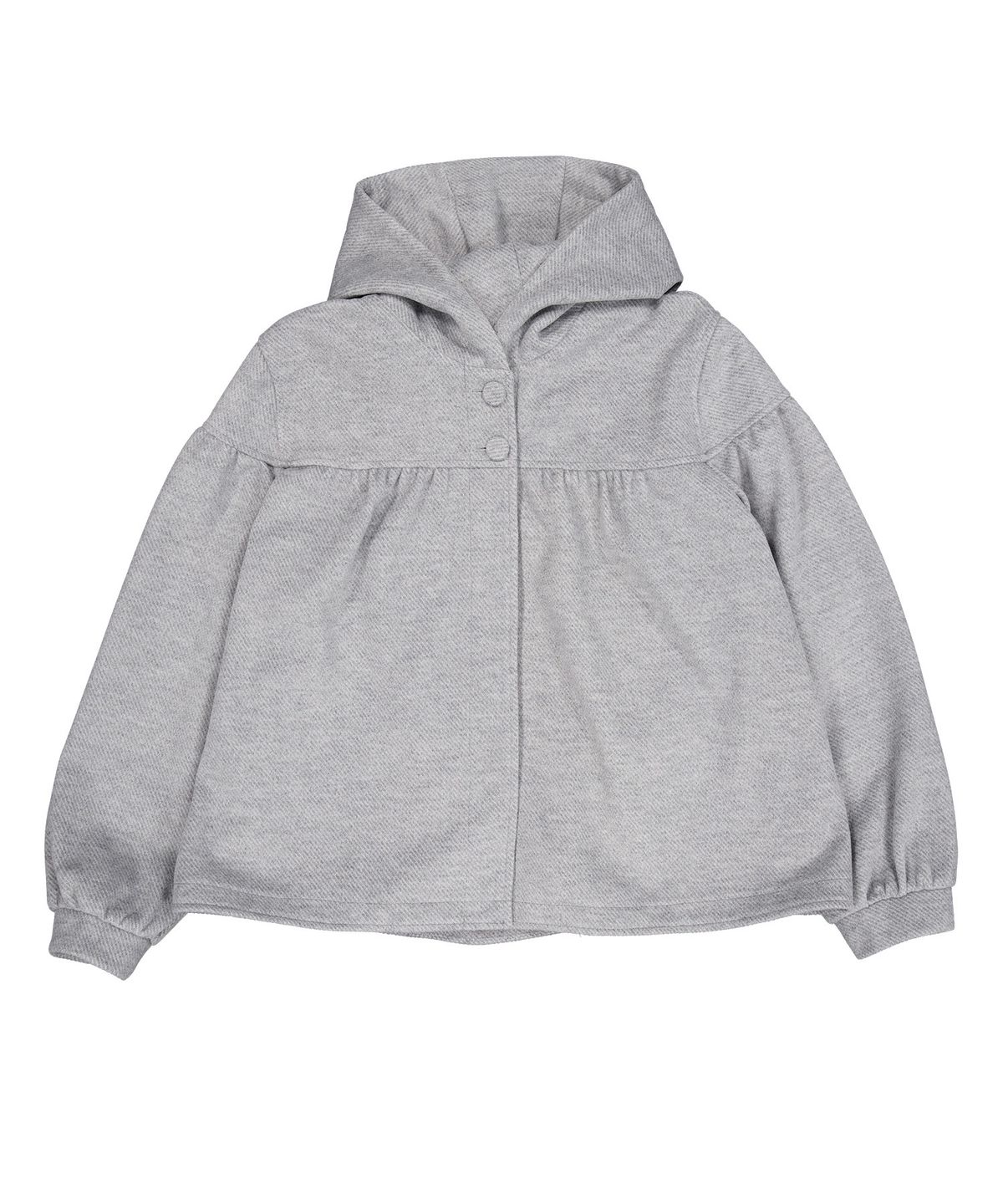 인오도르(INODORE) MAPLE SHIRRING HOODED JACKET _ GREY
