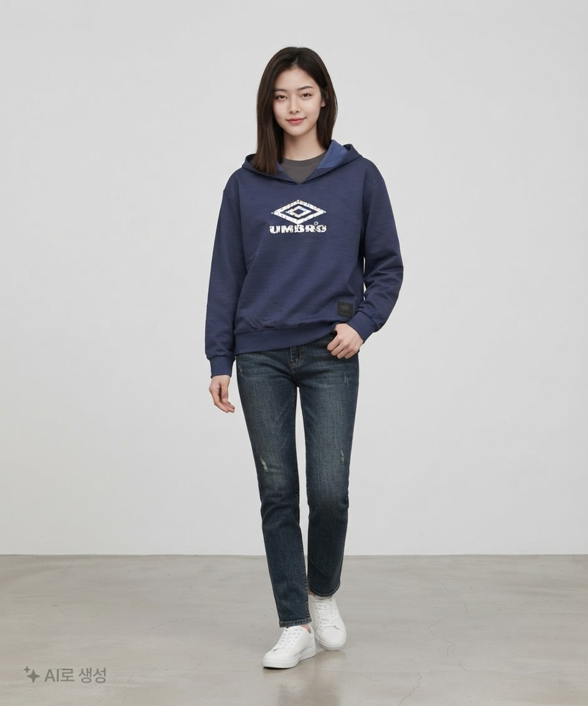 엄브로(UMBRO) 후드 티셔츠 S
