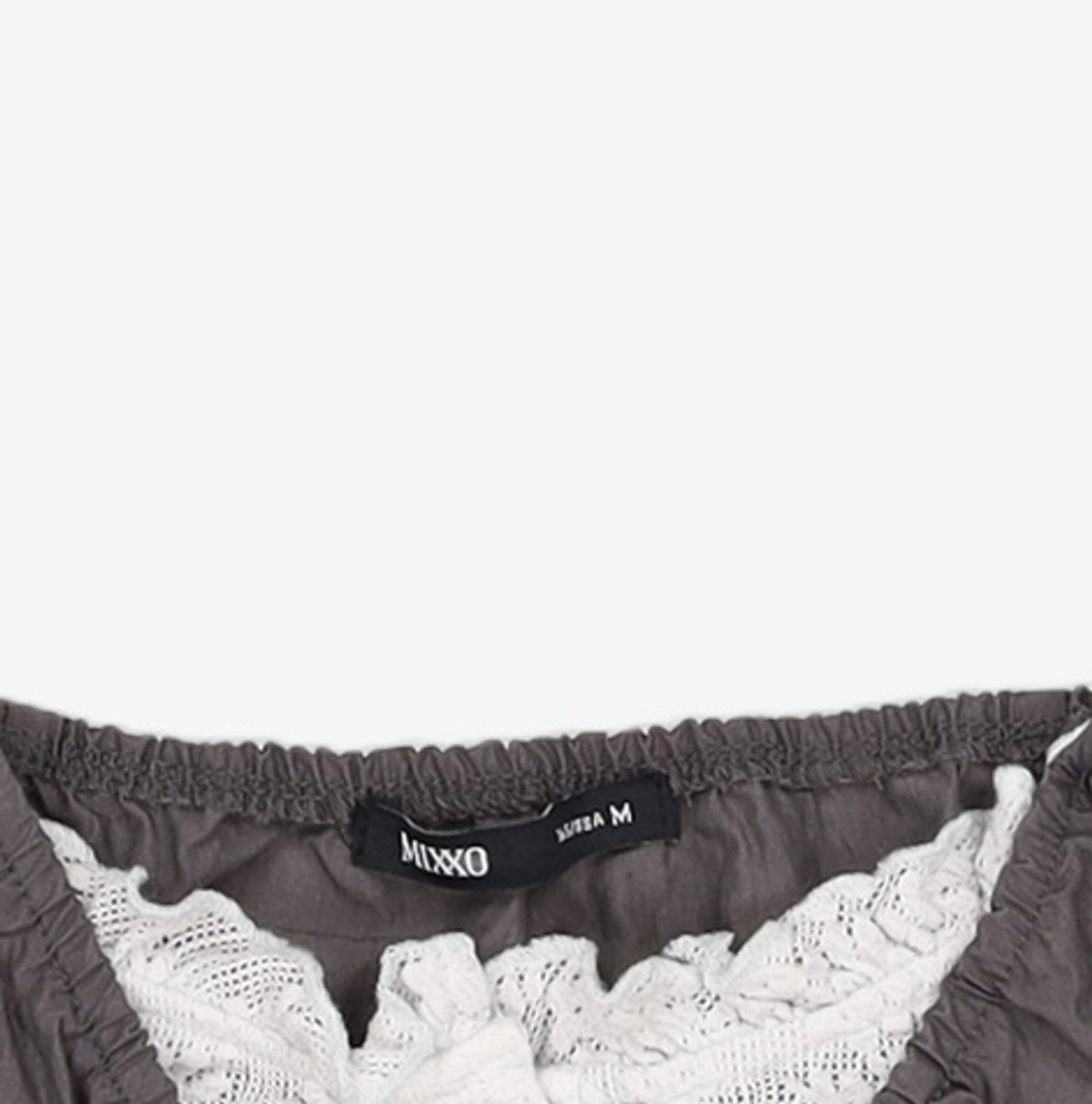 미쏘(MIXXO) 배색 레이어드 블라우스_MIWBWG609G M