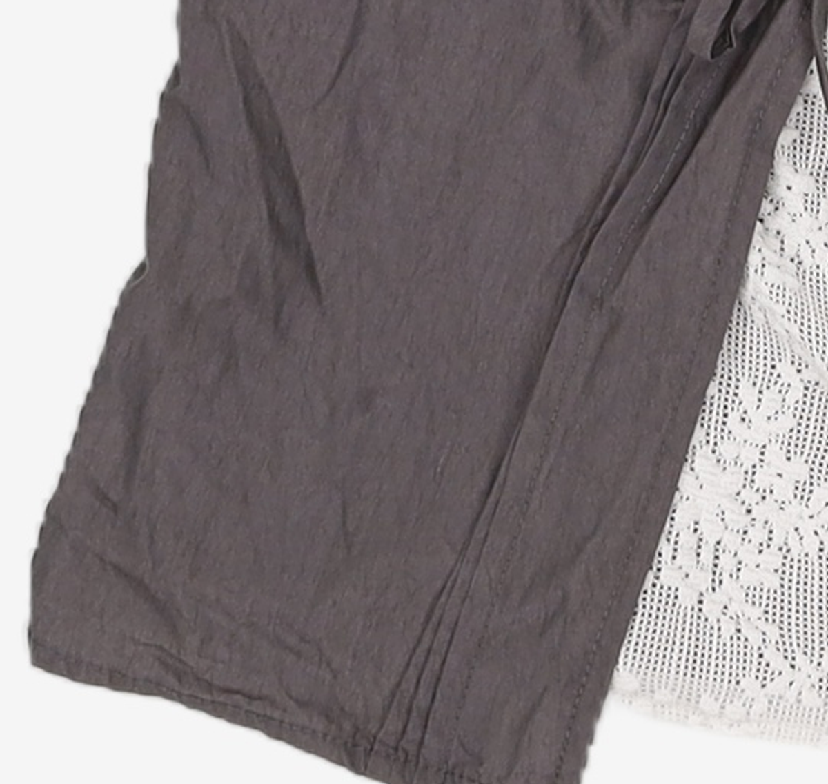 미쏘(MIXXO) 배색 레이어드 블라우스_MIWBWG609G M