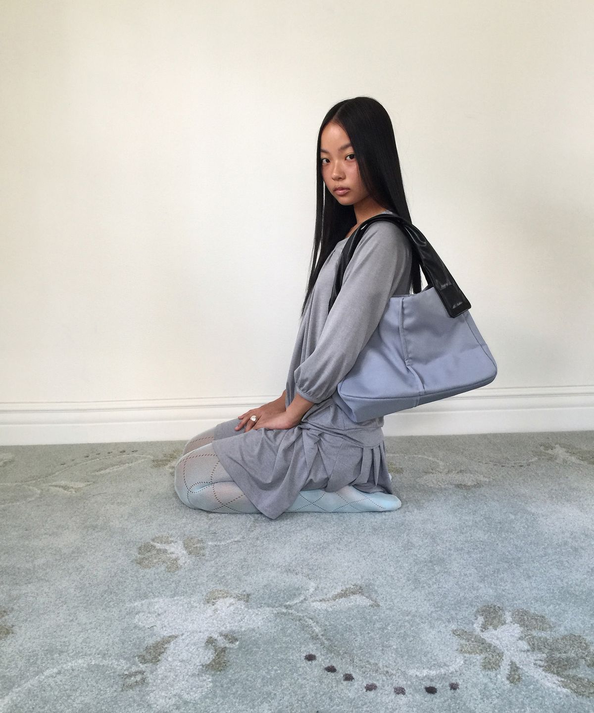 인오도르(INODORE) FLAPPER DROP WAIST ONE PIECE _ GREY
