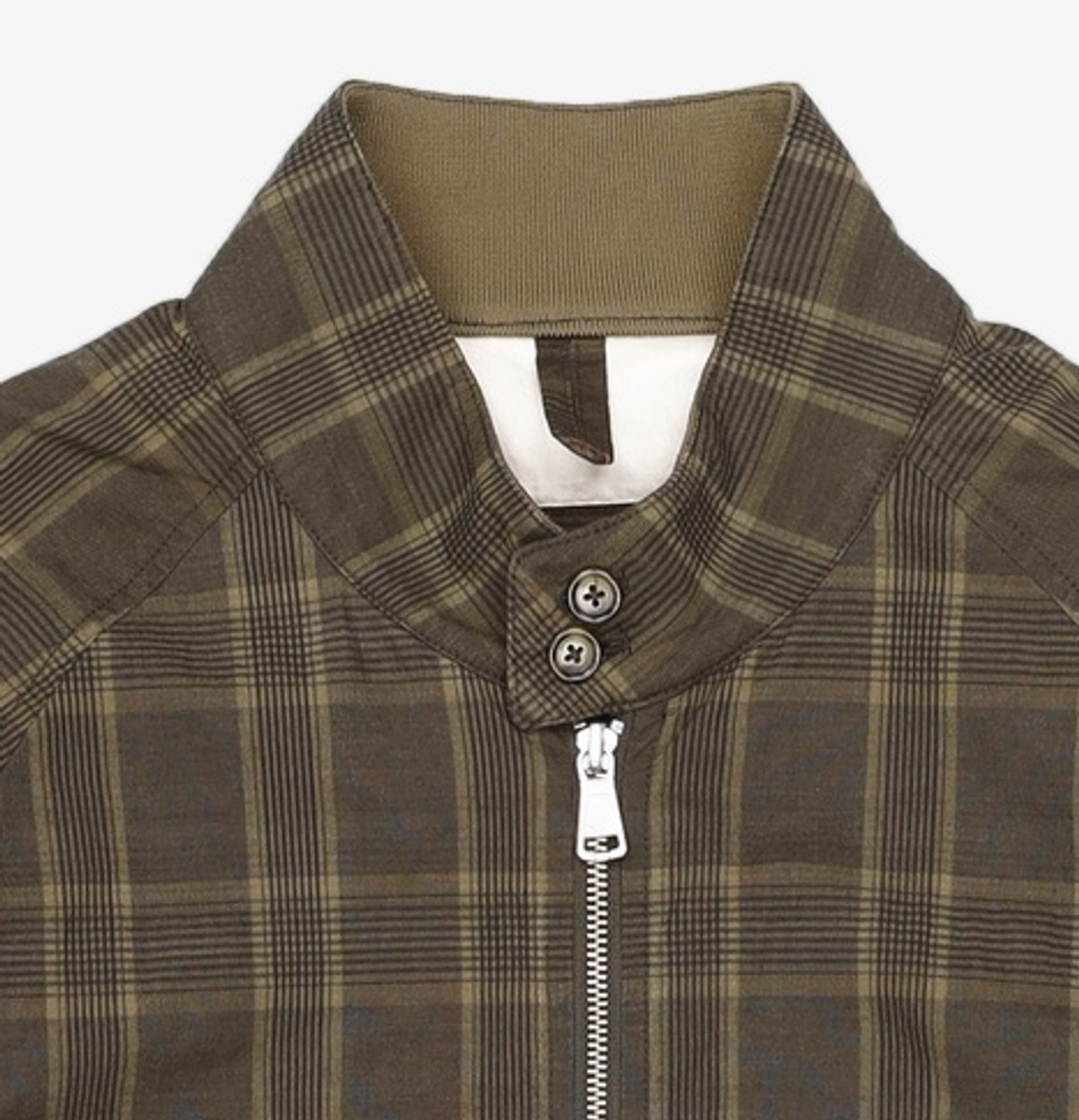 헨리코튼(HENRY COTTONS) [Sir. Henry] Classic Check Harrington Jumper 105