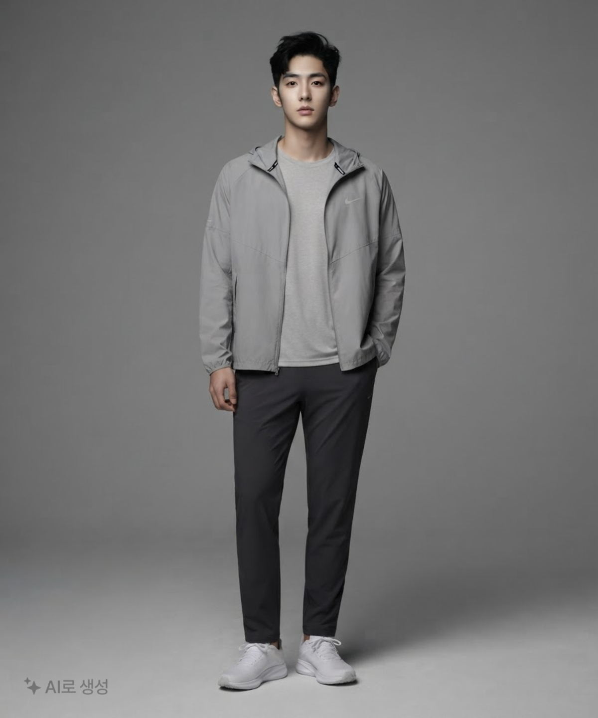 나이키(NIKE) 리펠 마일러 러닝 재킷 M - 스모크 그레이 / DD4747-084 XL