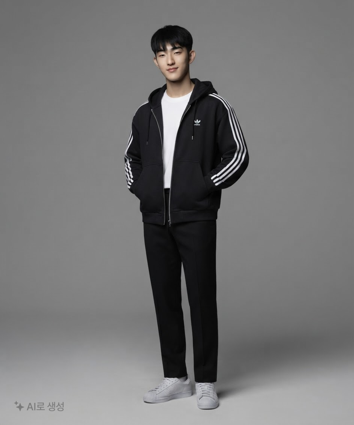 아디다스(ADIDAS) 후드 집업 XL