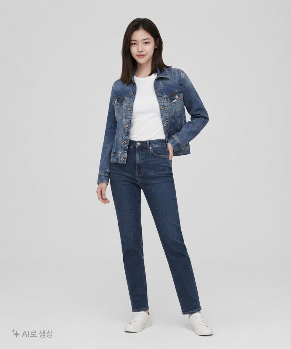 리(LEE) [101st] 라이더스 쿠로키 데님 자켓 인디고 다크 L