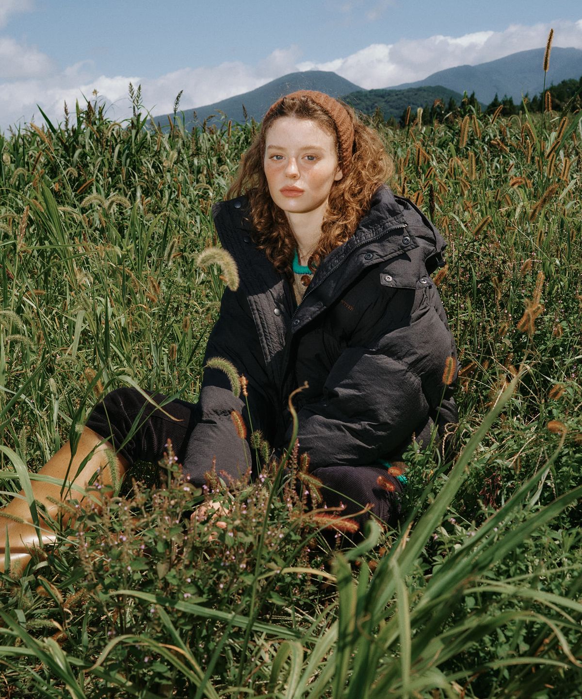 그린버터(GREENBUTTER) Hood Duck Down Jacket (Black)