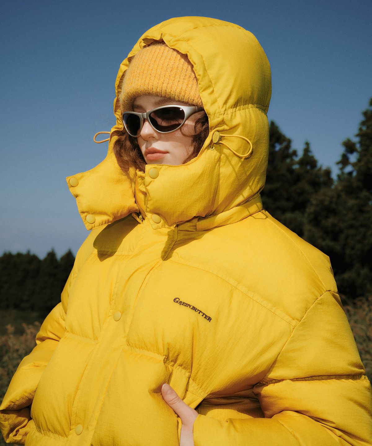 그린버터(GREENBUTTER) Essential Knit Beanie (Mustard)