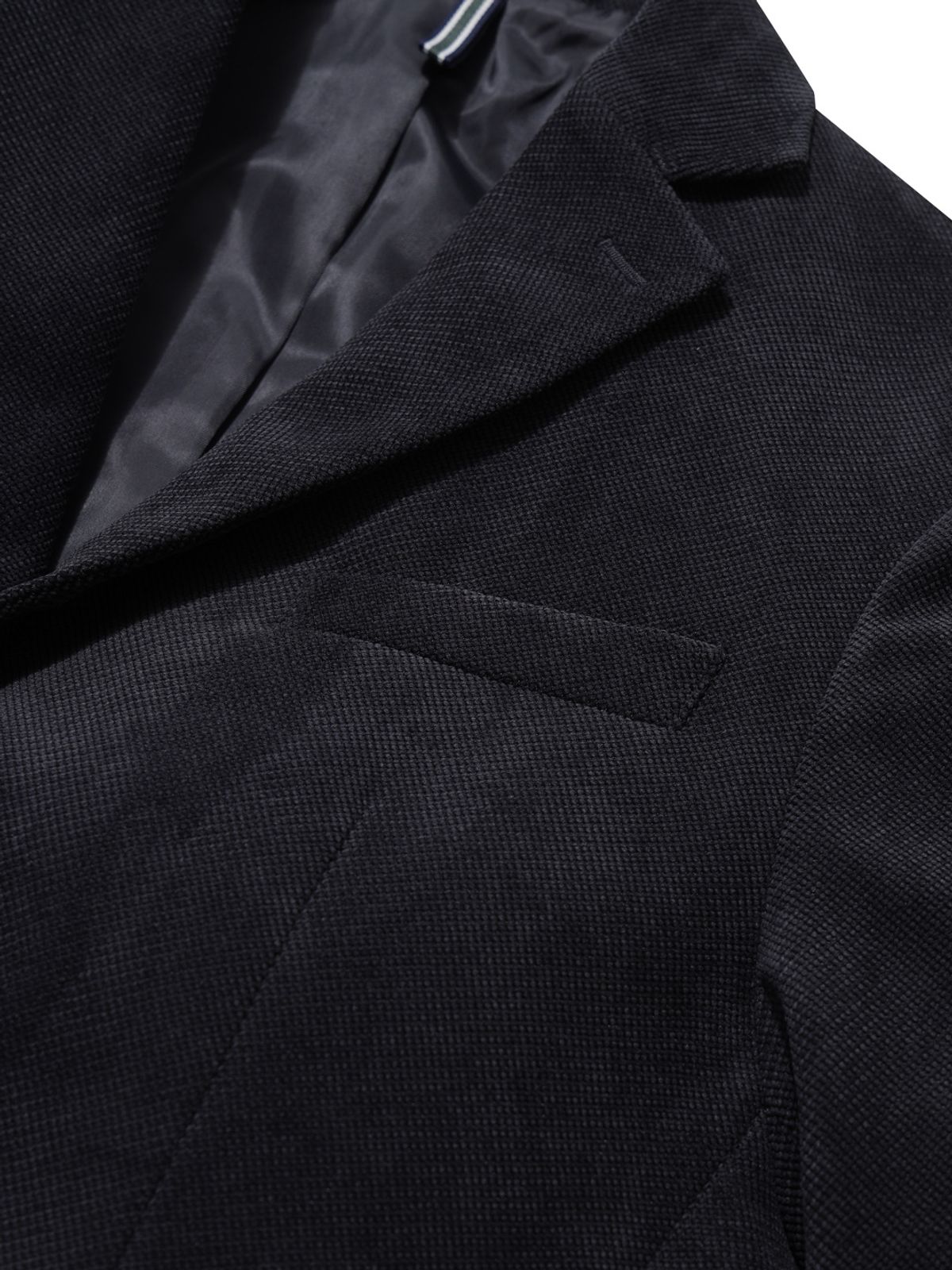 올젠(OLZEN) 남성 벨벳 도비 자켓_ZOG4KG1302NV
