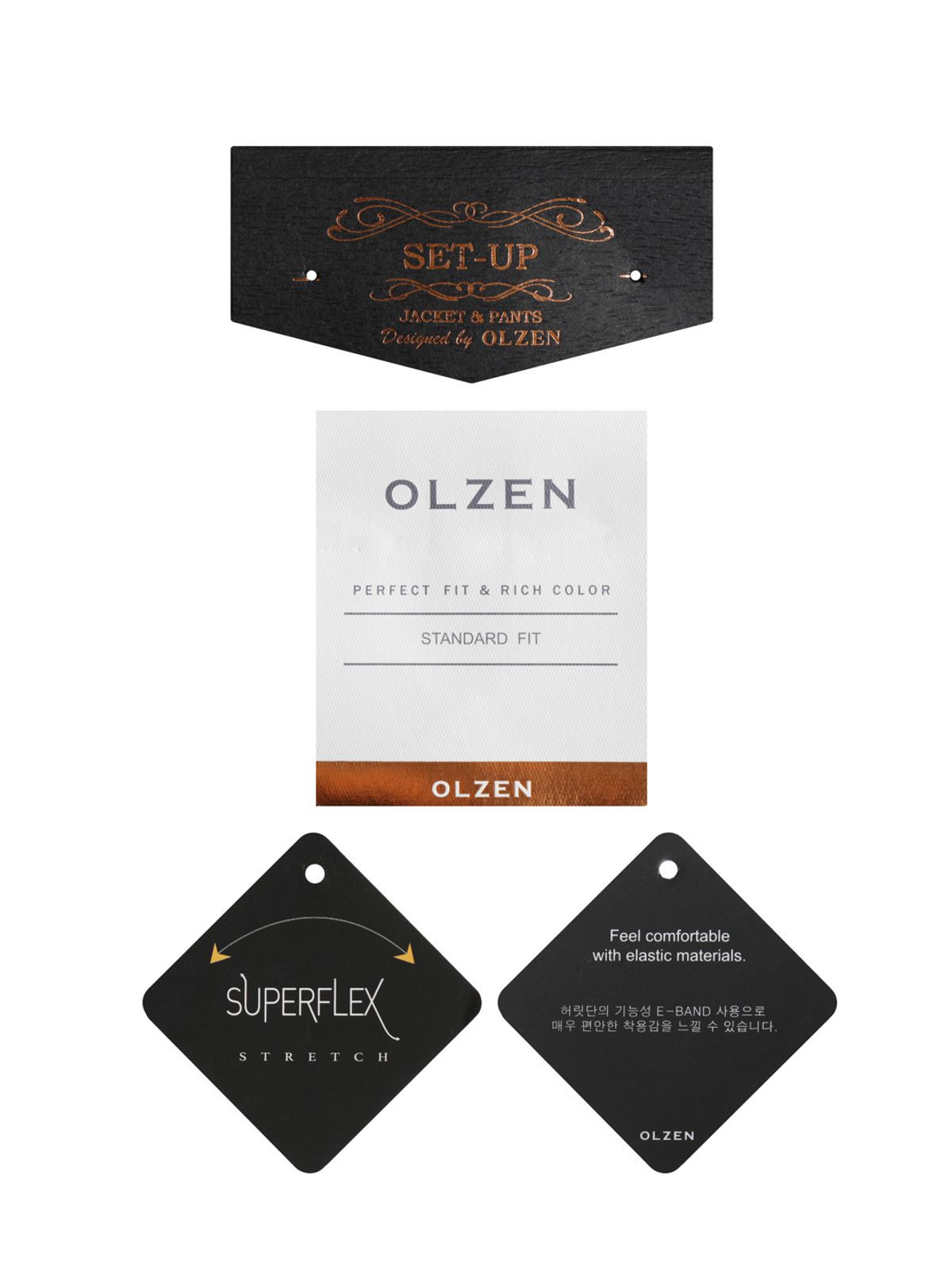 올젠(OLZEN) 남성 벨벳 코듀로이 셋업 팬츠_ZOG4PP1312DNV