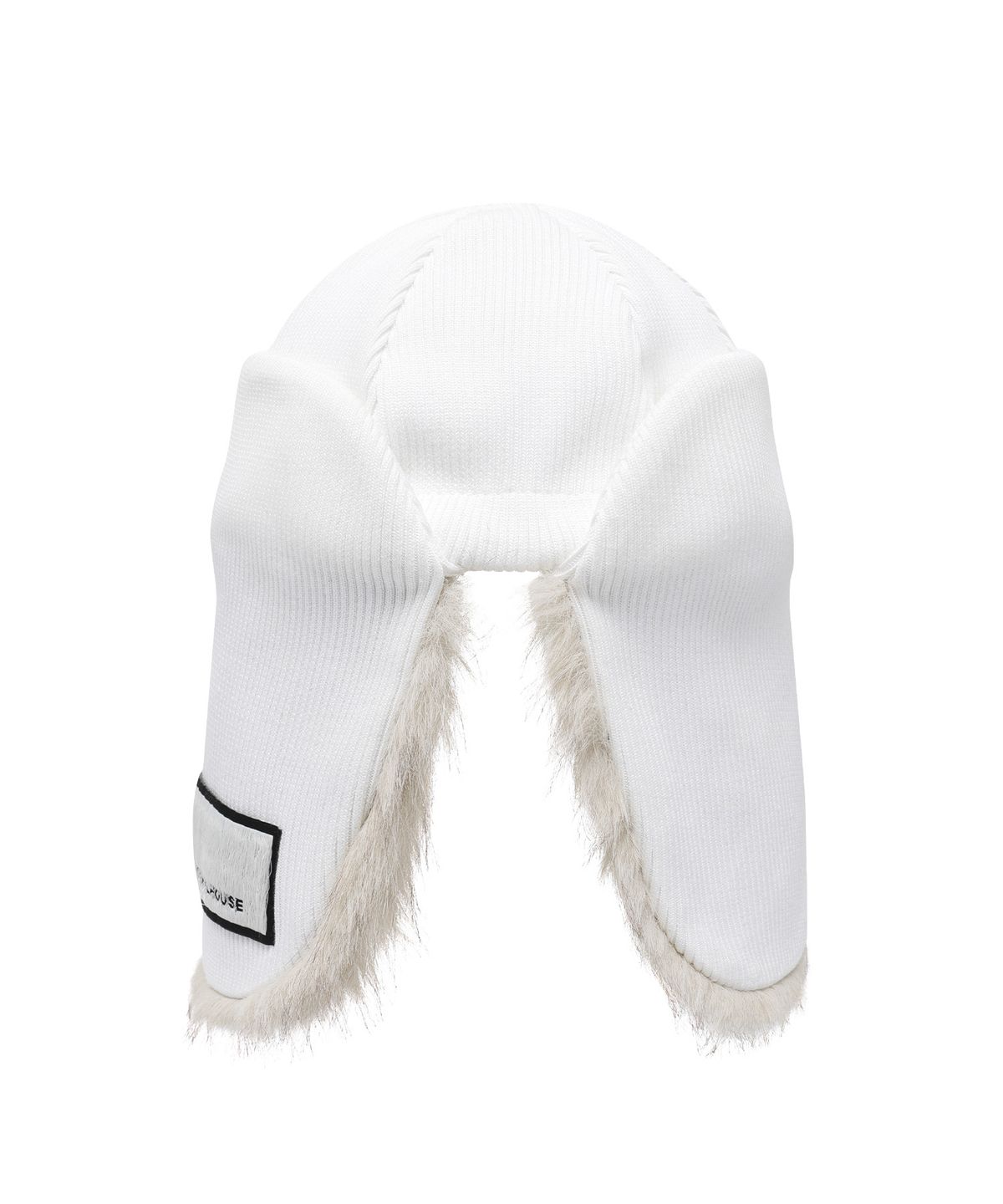 더바이닐하우스(THEVINYLHOUSE) FUR EARFLAP BEANIE IVORY