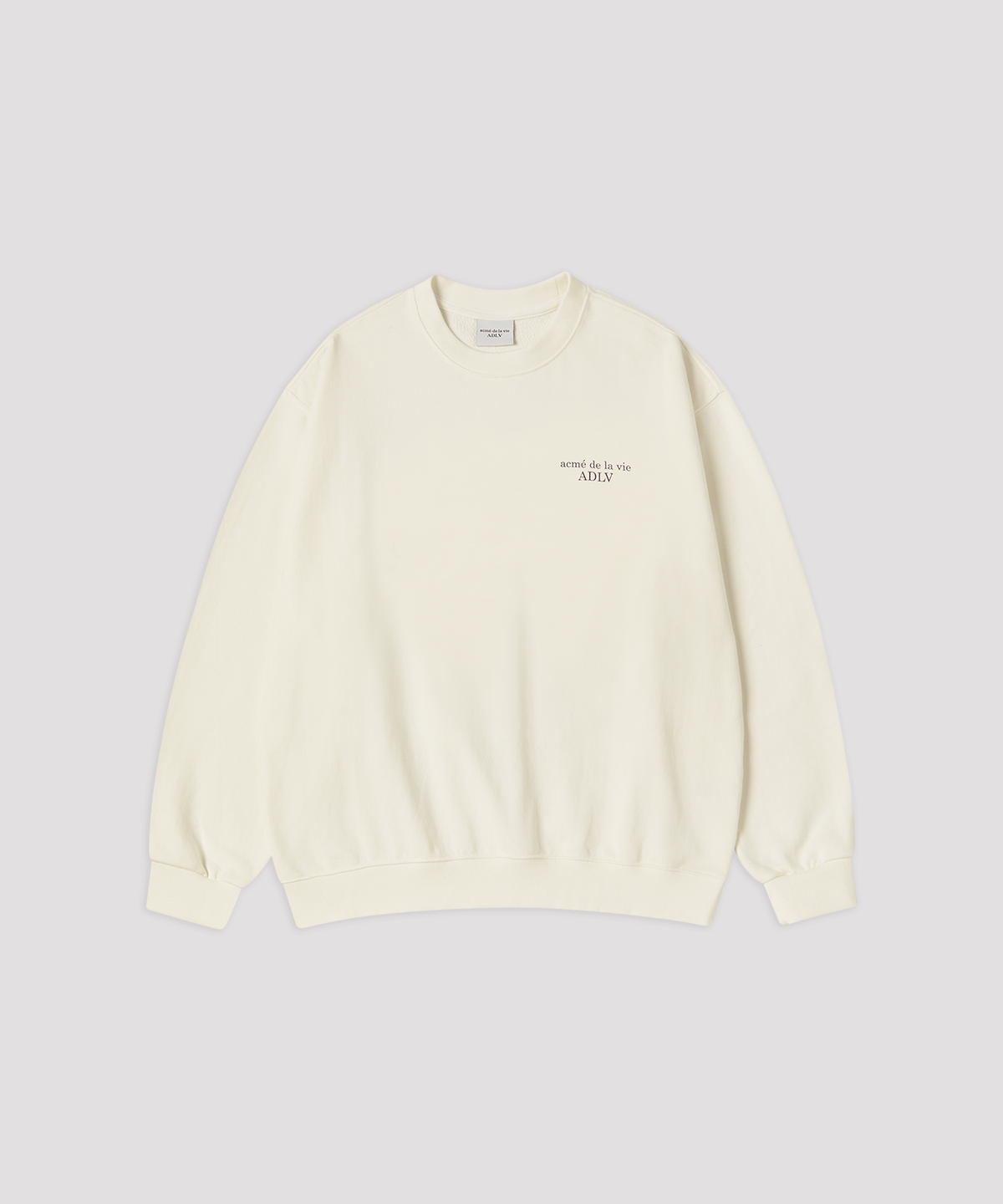 아크메드라비(ACME DE LA VIE) BASIC LOGO NAPPING SWEATSHIRT SEASON2