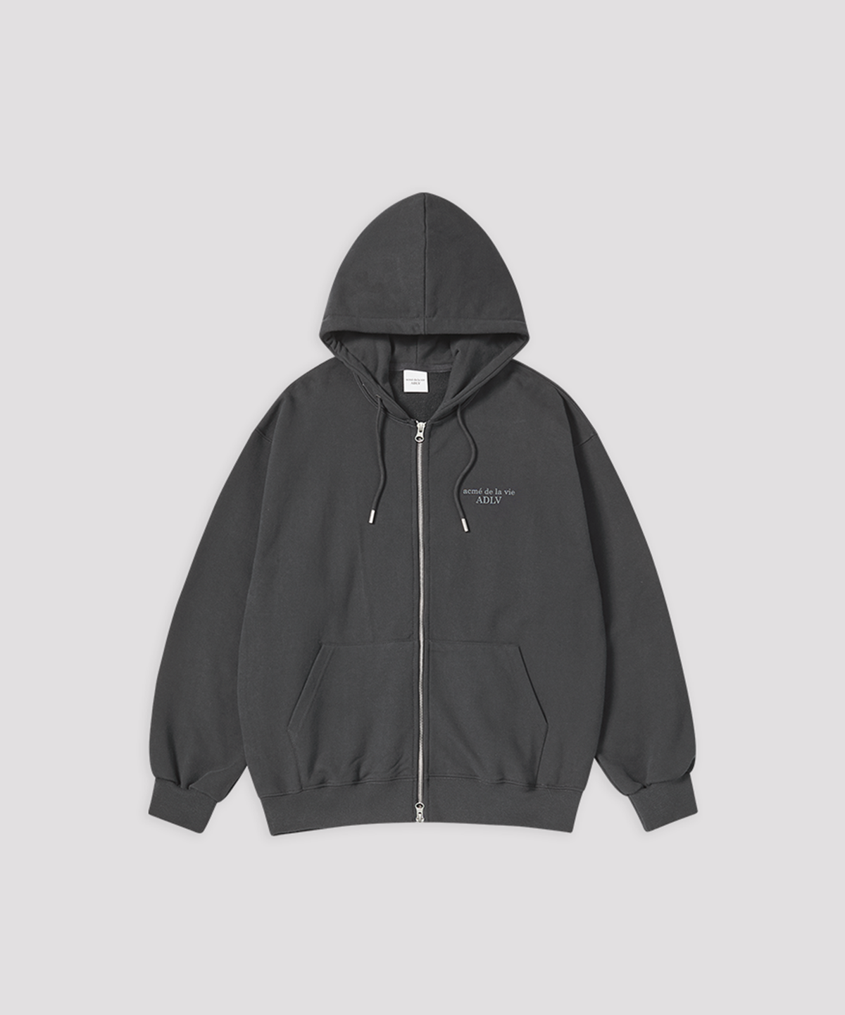아크메드라비(ACME DE LA VIE) BASIC LOGO NAPPING HOODIE ZIP UP SEASON2