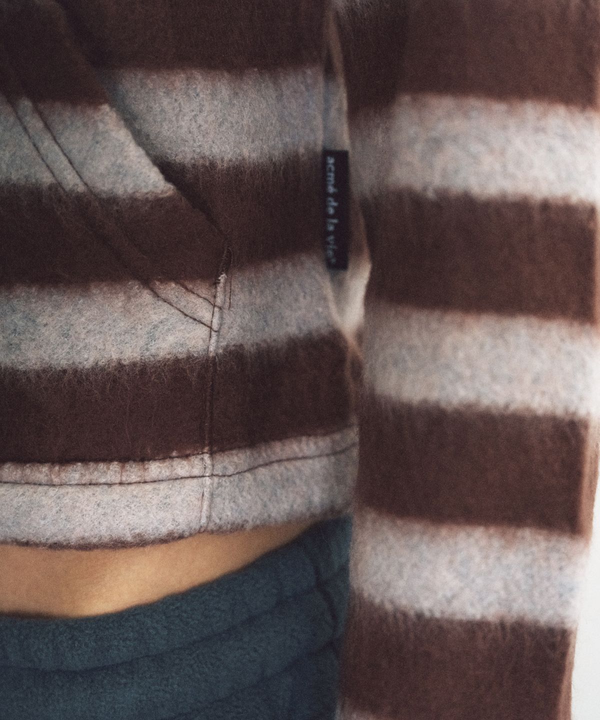 아크메드라비(ACME DE LA VIE) WOMAN MOHAIR HOODIE ZIP UP
