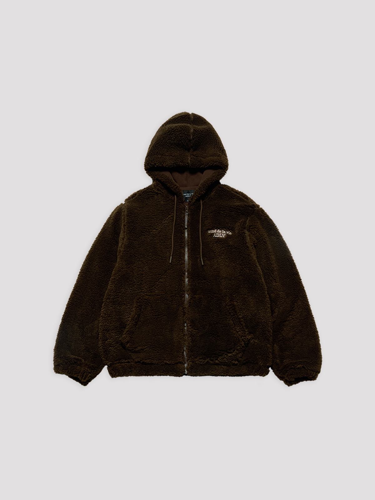 아크메드라비(ACME DE LA VIE) ADLV BOUCLE HOODIE ZIP UP