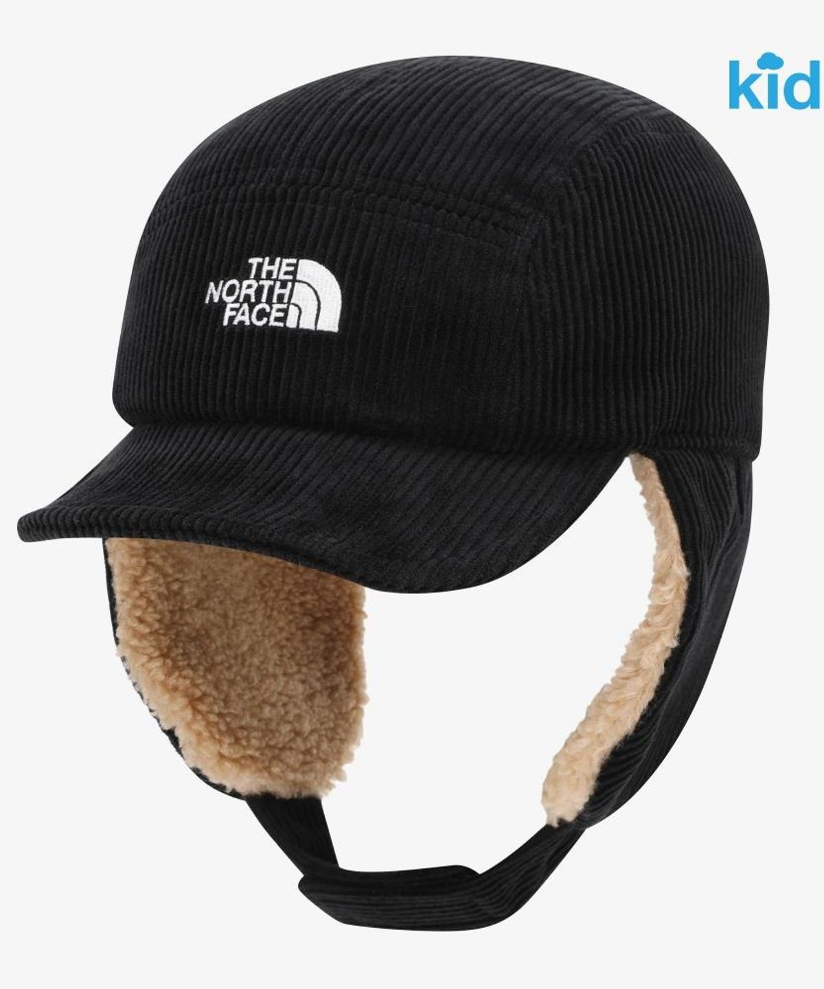 노스페이스 키즈(THE NORTH FACE KIDS) 키즈 마일로 이어머프 캡 NE3CS51R_BLK