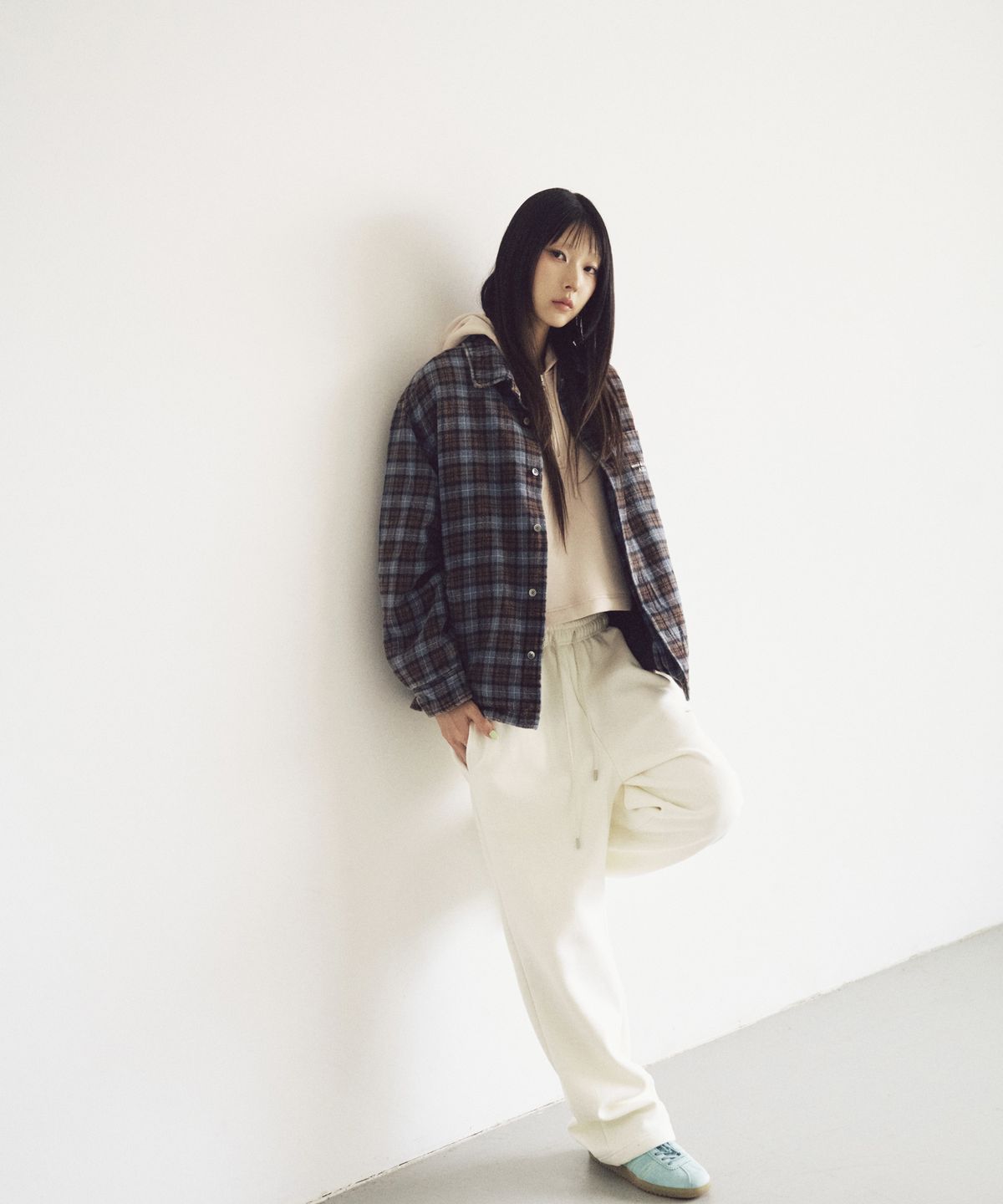 아크메드라비(ACME DE LA VIE) BASIC LOGO NAPPING PANTS SEASON2